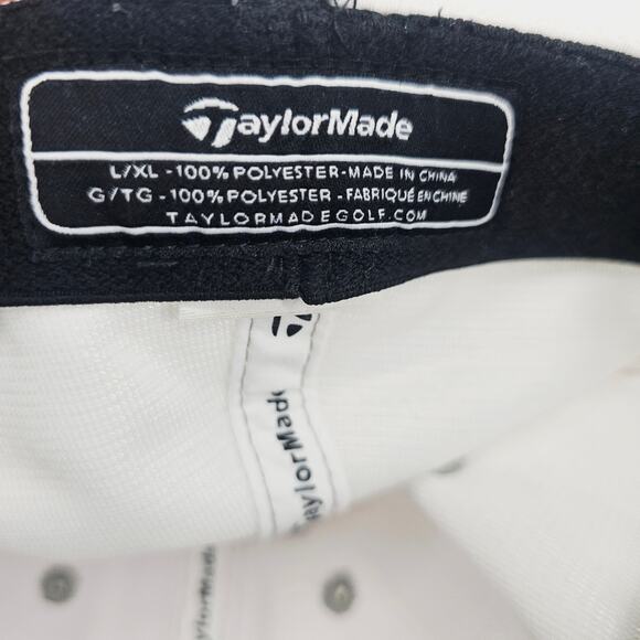 TaylorMade Lethal 1R Golf Hat cap White with Embroidered Logo size L/XL - Picture 6 of 6